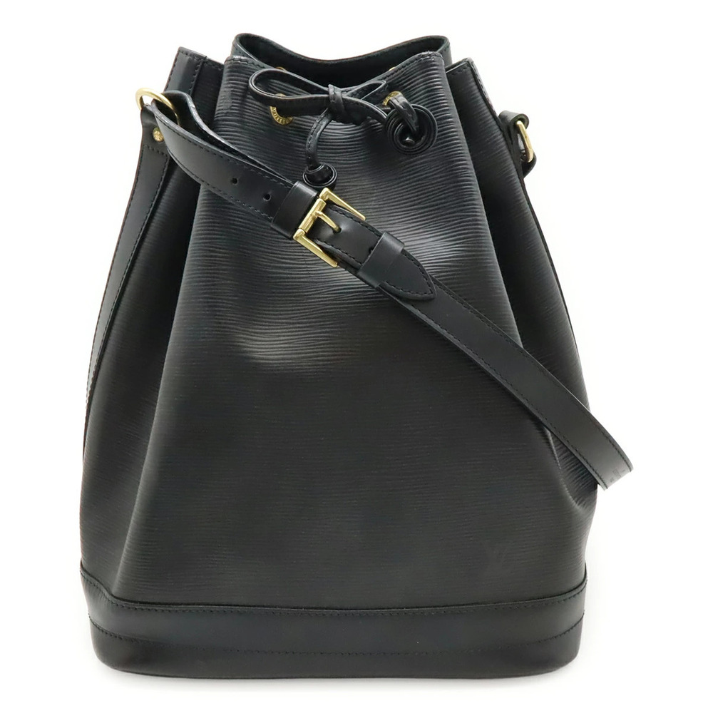 LOUIS VUITTON Epi Noe Shoulder Bag Hobo Semi Shoulder Drawstring Noir Black